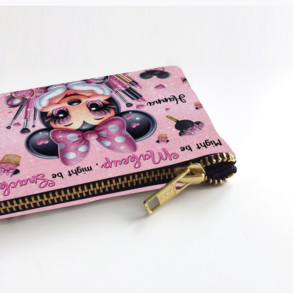 Personalized Makeup and Snacks Pouch Custom Name Gift for Her Pouch GradoCreations