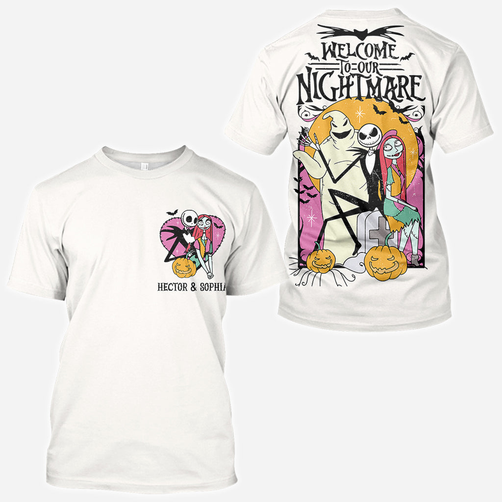 Personalized Nightmare All Over Shirt Custom Name Gift All Over Shirt GradoCreations