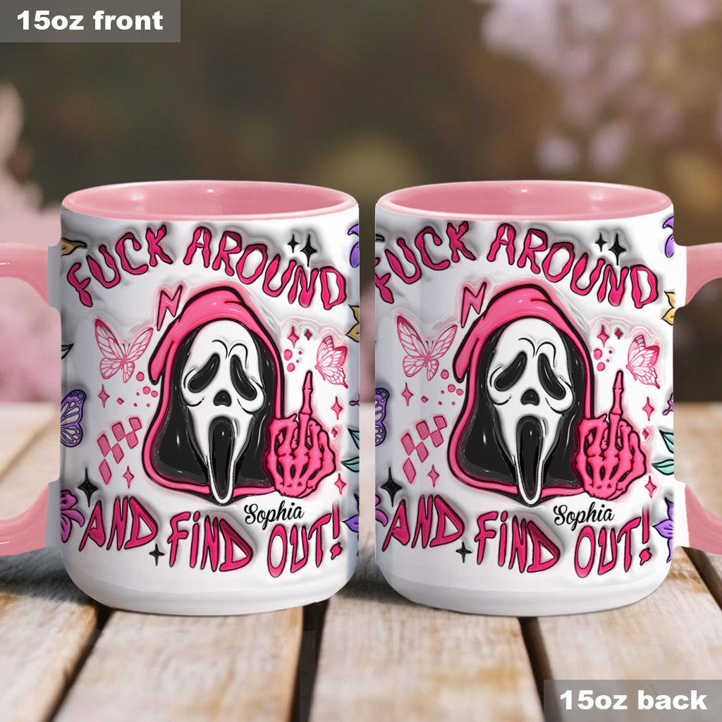 Personalized Funny Accent Mug Custom Name Gift for Friend Accent Mug GradoCreations
