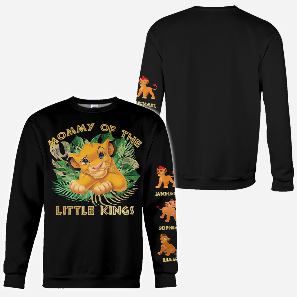 Personalized Mommy of the Little Kings All Over Print Shirt | Custom Name Gift for Mom All Over Shirt GradoCreations