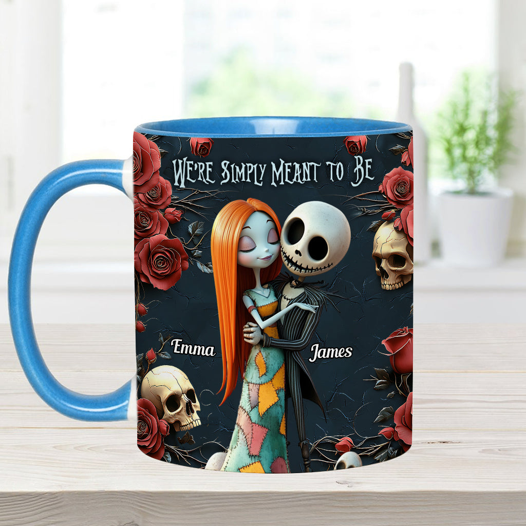 Personalized Nightmare Accent Mug Custom Name Gift for Couple Accent Mug GradoCreations