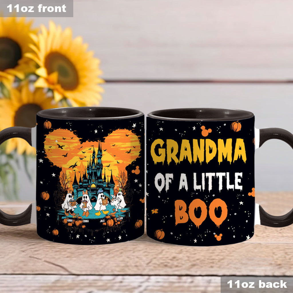 Personalized Halloween Mug for Grandma Custom Name Boo Crew Gift Accent Mug GradoCreations