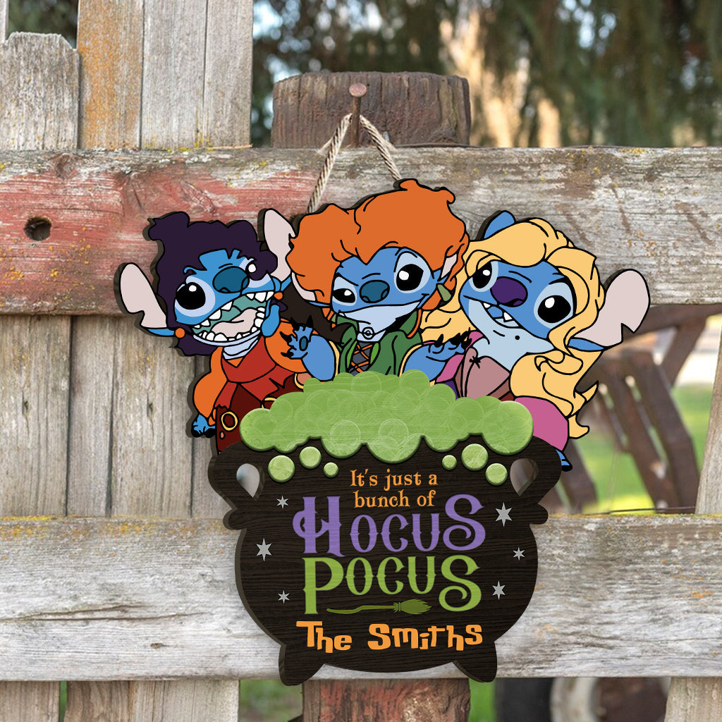 Personalized Hocus Pocus Ohana Custom Wood Sign for Halloween Wood Sign GradoCreations