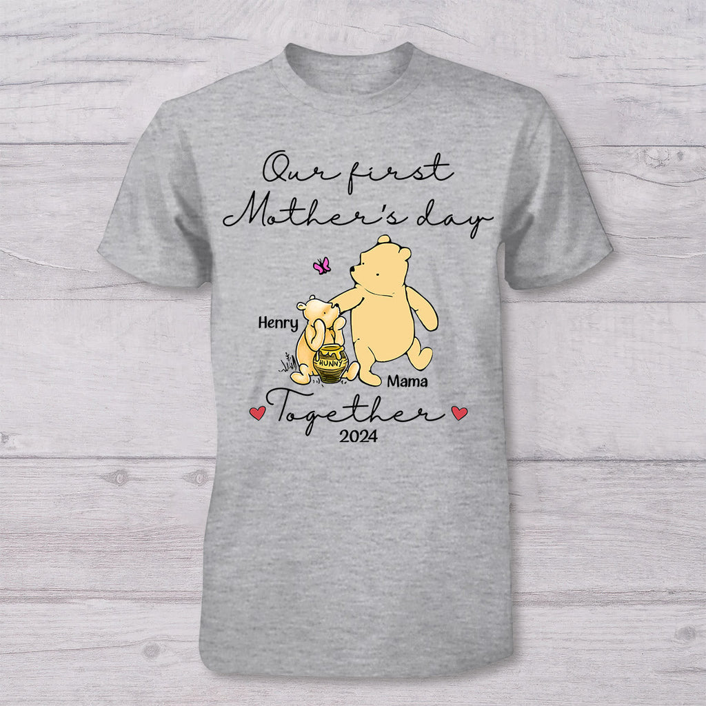 Personalized Mouse T-shirt and Baby Onesie for First Mother's Day Gift T-shirt And Baby Onesie GradoCreations