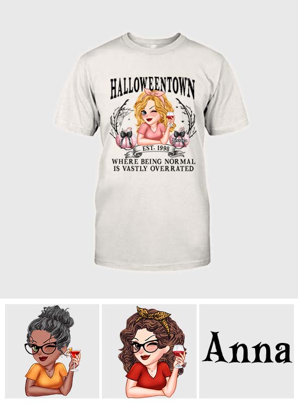 Personalized Halloweentown T-shirt & Hoodie Gift for Her T-shirt & Hoodie GradoCreations