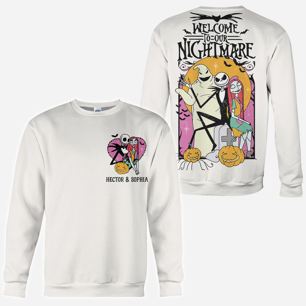 Personalized Nightmare All Over Shirt Custom Name Gift All Over Shirt GradoCreations