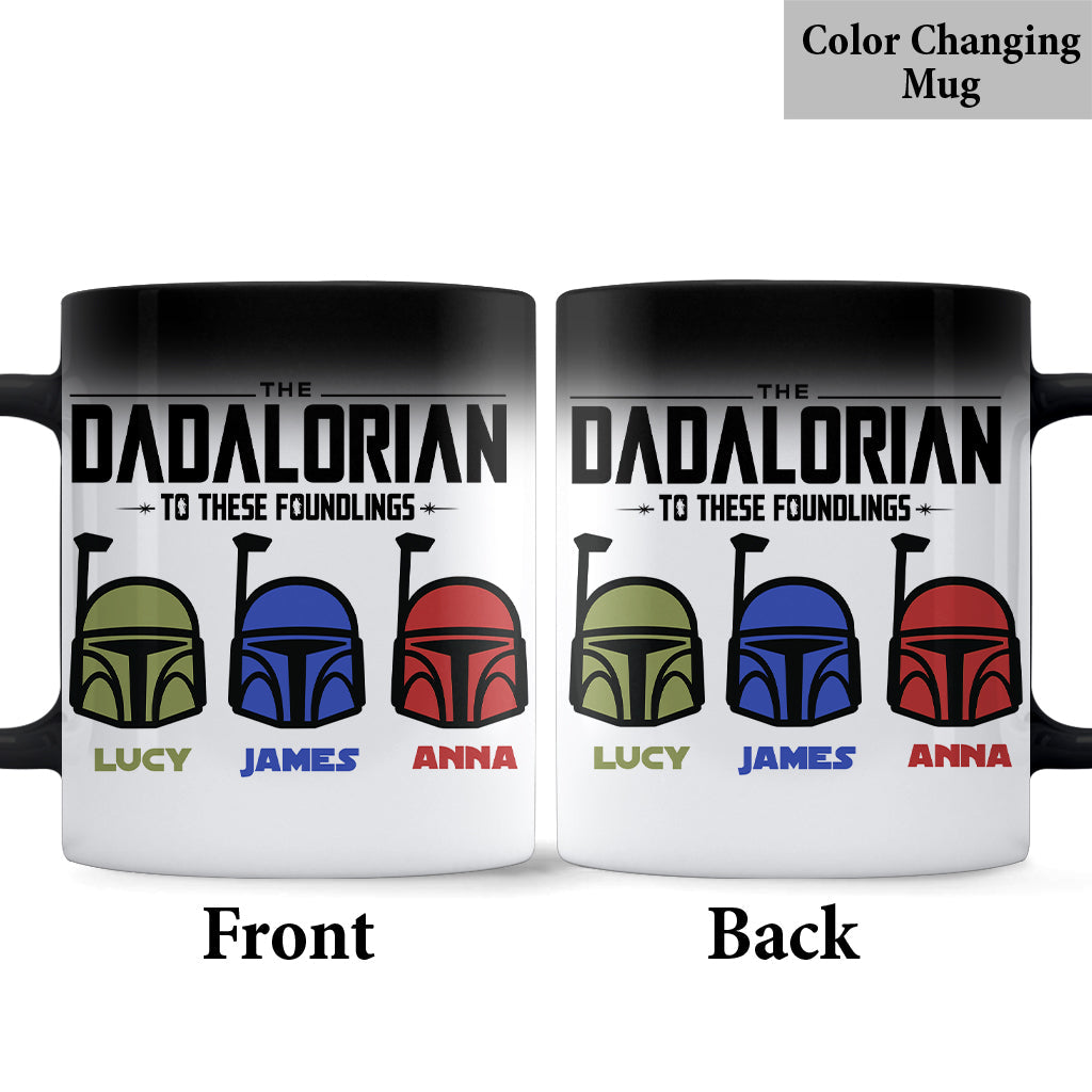 Personalized The Dadalorian Mug Custom Family Names Gift Mug GradoCreations