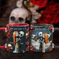 Personalized Nightmare Accent Mug Custom Name Gift for Couple Accent Mug GradoCreations
