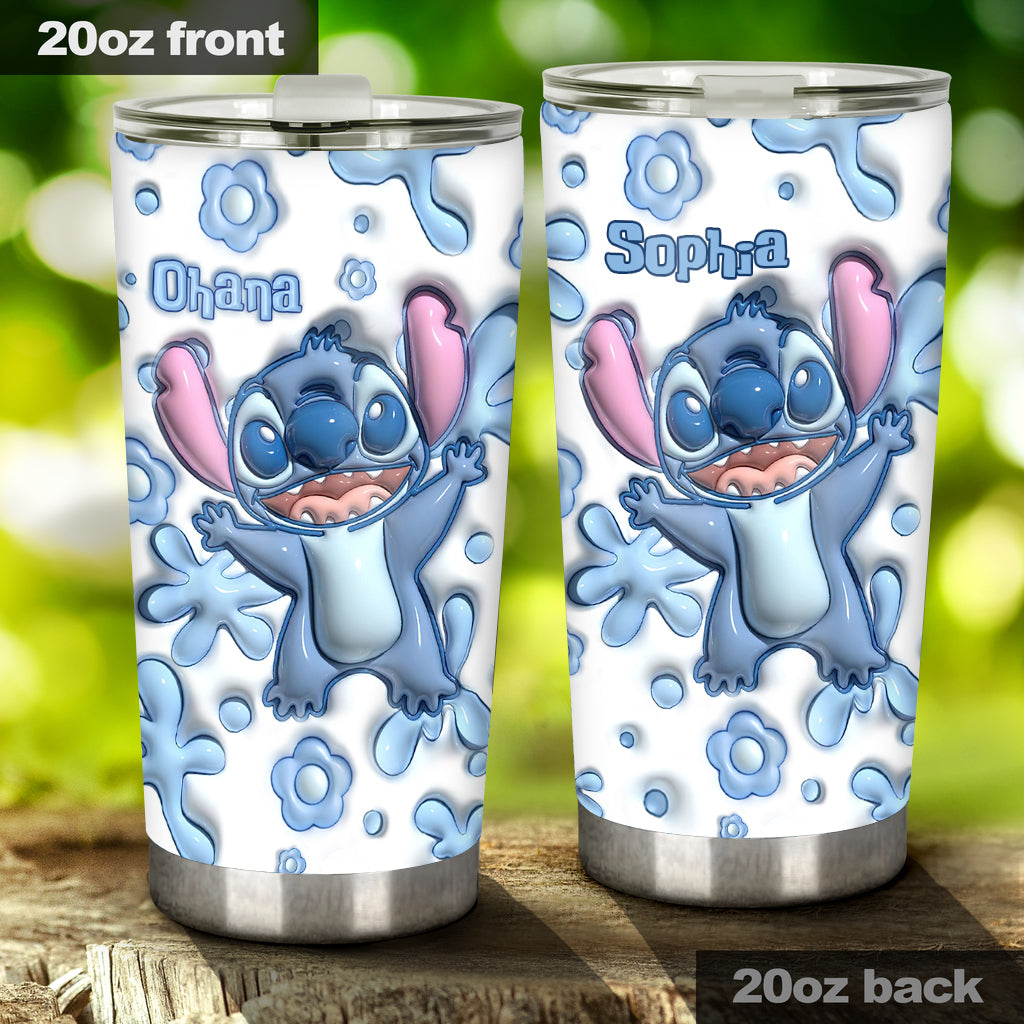 Personalized Ohana Tumbler Custom Name Gift for Kids Tumbler GradoCreations