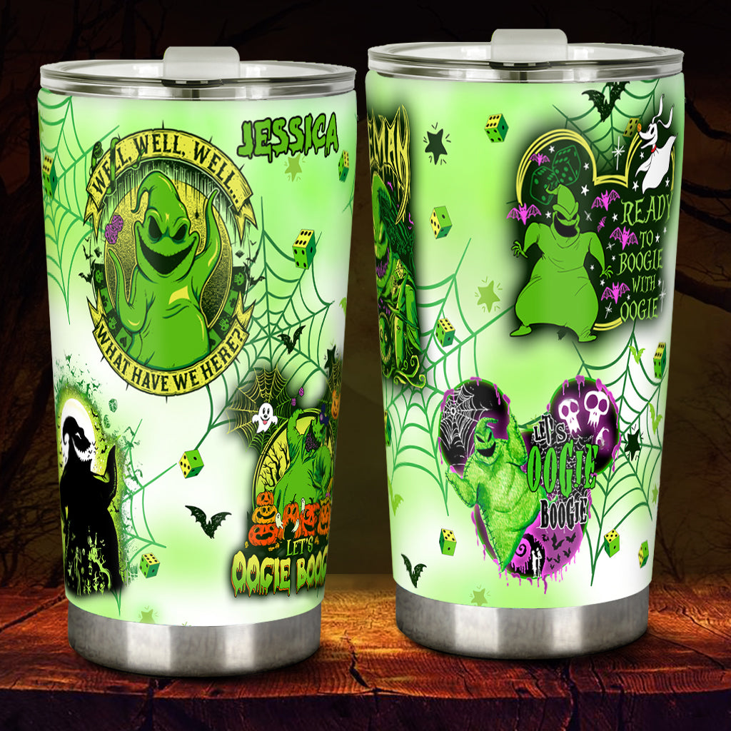 Personalized Oogie Boogie Halloween Tumbler Custom Gift Tumbler GradoCreations