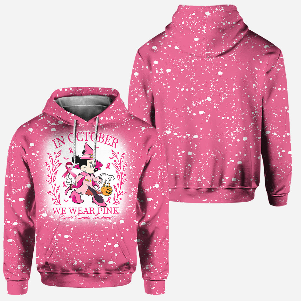 Personalized Breast Cancer Awareness Hoodie & Leggings Set with Custom Design Hoodie & Leggings GradoCreations