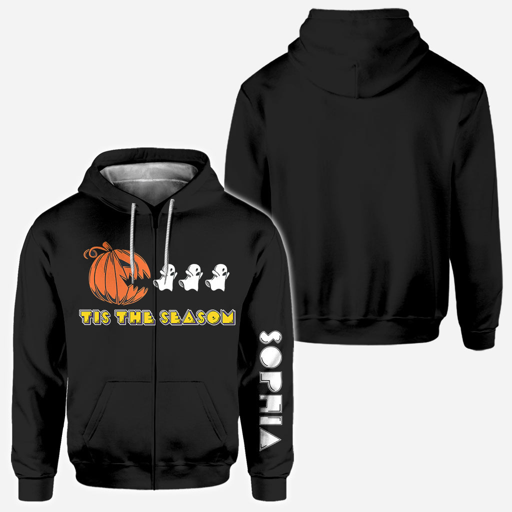 Personalized Halloween All Over Shirt Custom Name Gift All Over Shirt GradoCreations