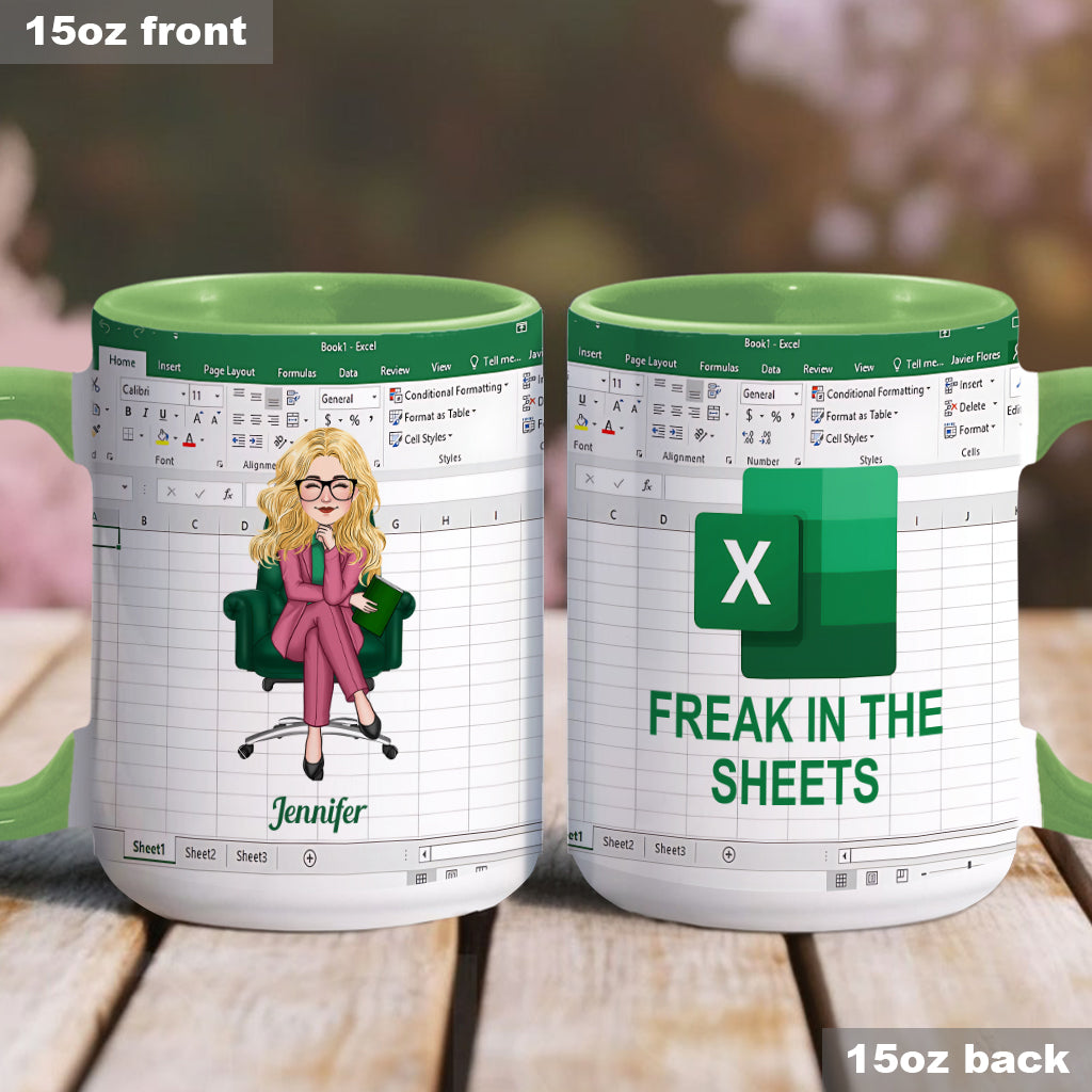 Personalized Accent Mug Custom Colleague Gift with Name Accent Mug GradoCreations