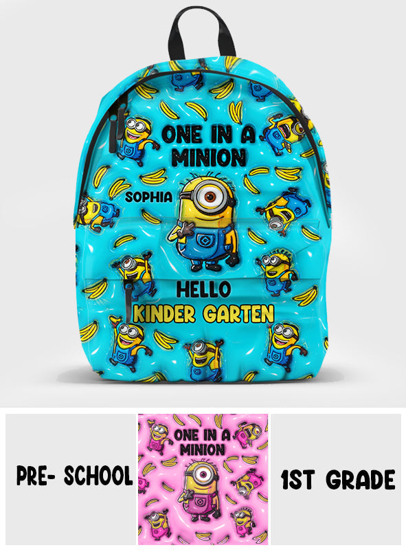 Personalized Minions Backpack for Kids - Custom Name Gift for Back to School Backpack GradoCreations