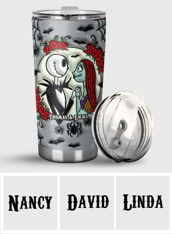 Personalized Nightmare Tumbler Custom Names Unique Gift Tumbler GradoCreations