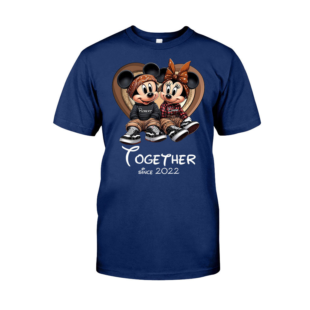 Personalized Chicano Couple T-shirt & Hoodie Gift Together Since 2022 T-shirt & Hoodie GradoCreations