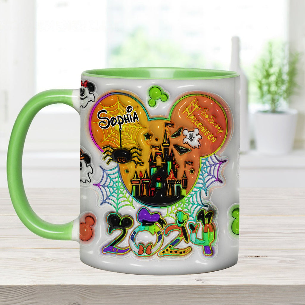 Personalized Halloween Mouse Accent Mug with Custom Name for Kids Accent Mug GradoCreations