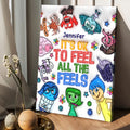 Personalized Canvas Print It's Ok To Feel All The Feels Gift for Kids Canvas And Poster GradoCreations