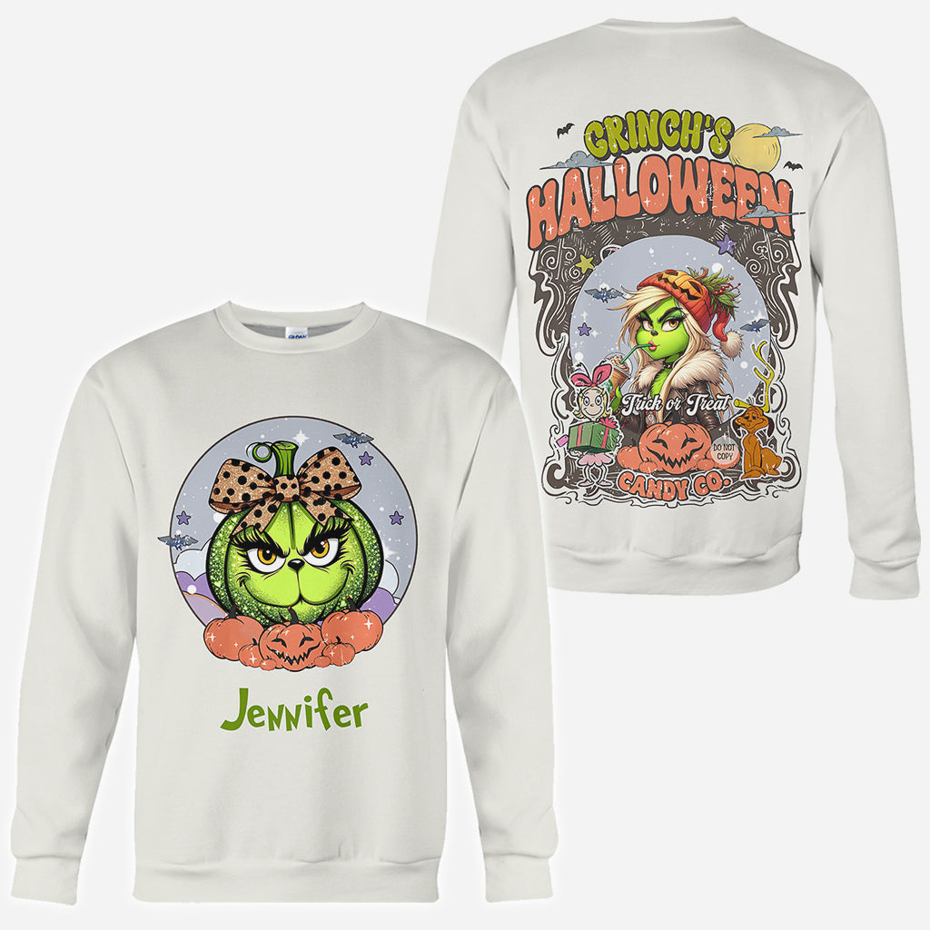 Personalized Christmas All-Over Shirt Cute Pumpkin Design Gift All Over Shirt GradoCreations