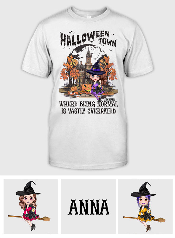 Personalized Halloween Town T-shirt & Hoodie for Kids & Adults T-shirt & Hoodie GradoCreations