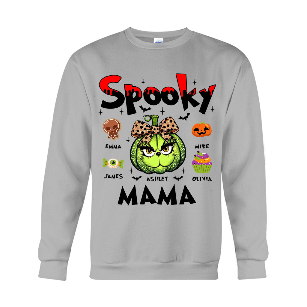 Personalized Spooky Mama T-shirt & Hoodie for Halloween Gift T-shirt & Hoodie GradoCreations