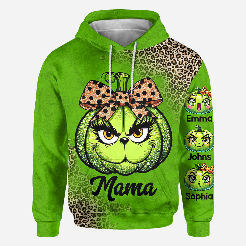Personalized Grinchy Mama All Over Shirt Christmas Gift All Over Shirt GradoCreations