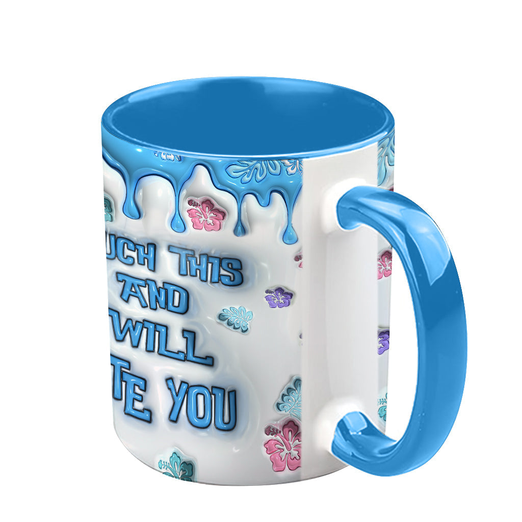 Personalized Ohana Accent Mug Custom Name Gift for Birthdays Accent Mug GradoCreations