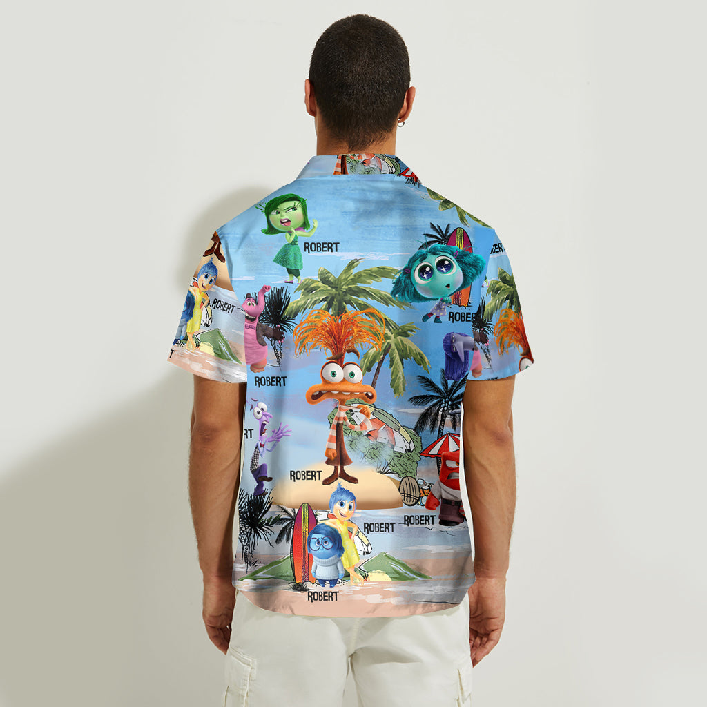 Personalized Inside Out Hawaiian Shirt Custom Name Gift Hawaiian Shirt GradoCreations