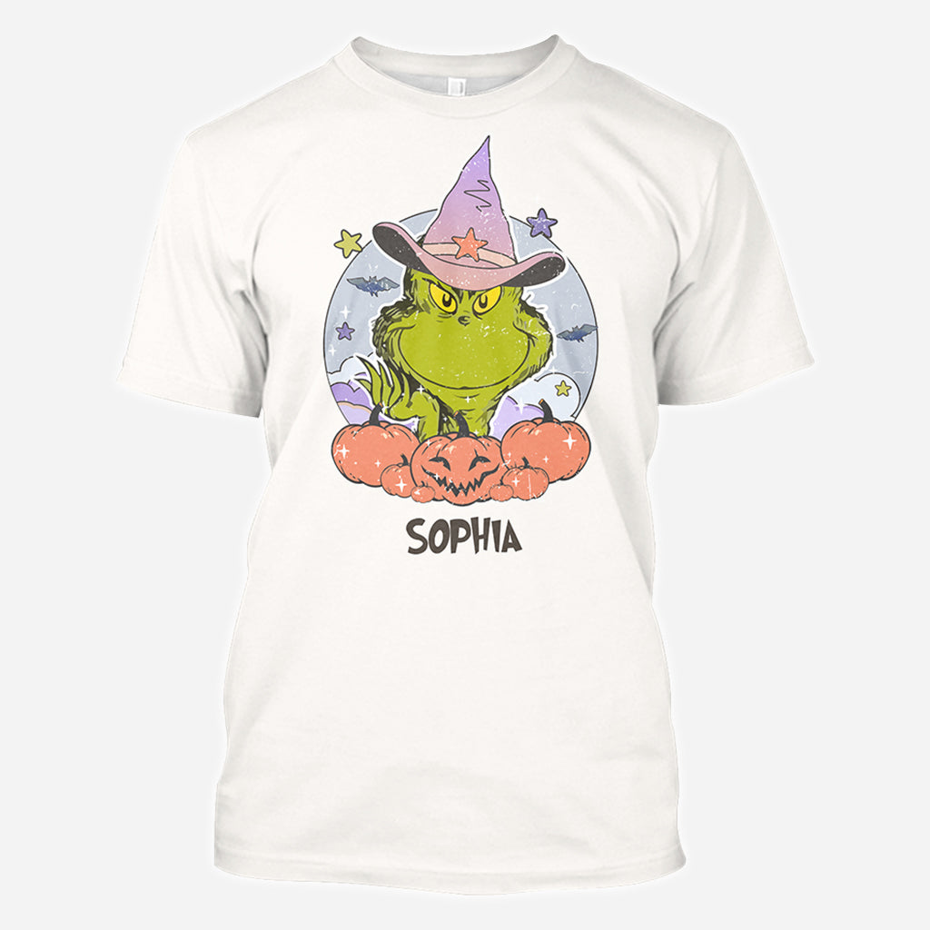 Personalized Grinch Halloween All Over Shirt Fun Costume Gift All Over Shirt GradoCreations