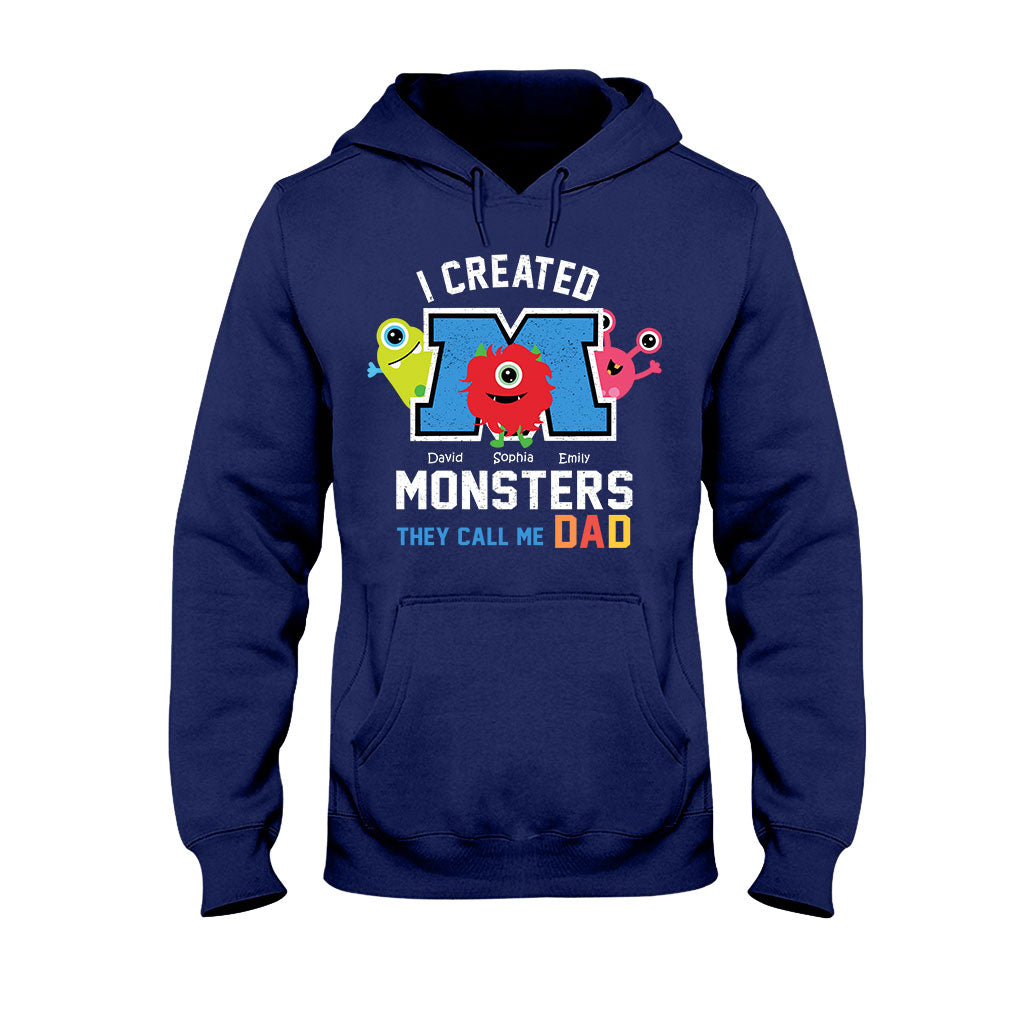 Personalized Father's Day T-shirt with Custom Names | Unique Dad Gift T-shirt & Hoodie GradoCreations