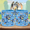 Personalized Dog Accent Mug Custom Name Unique Gift for Kids Accent Mug GradoCreations