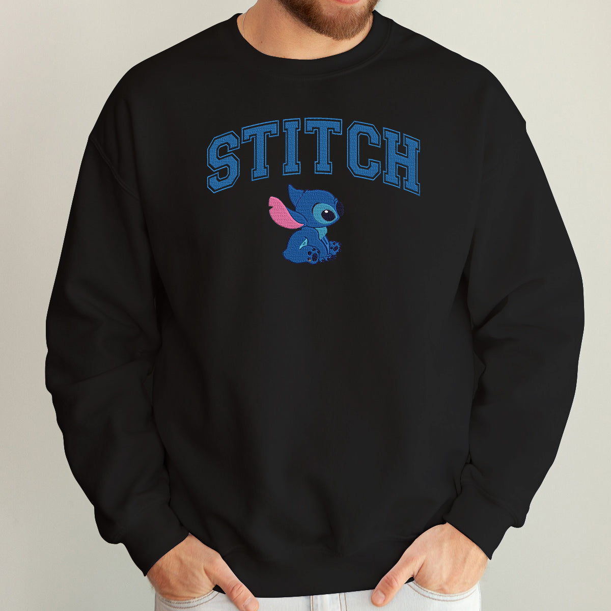 Personalized Ohana Embroidered Sweater Custom Gift for Couples Embroidered Sweater GradoCreations