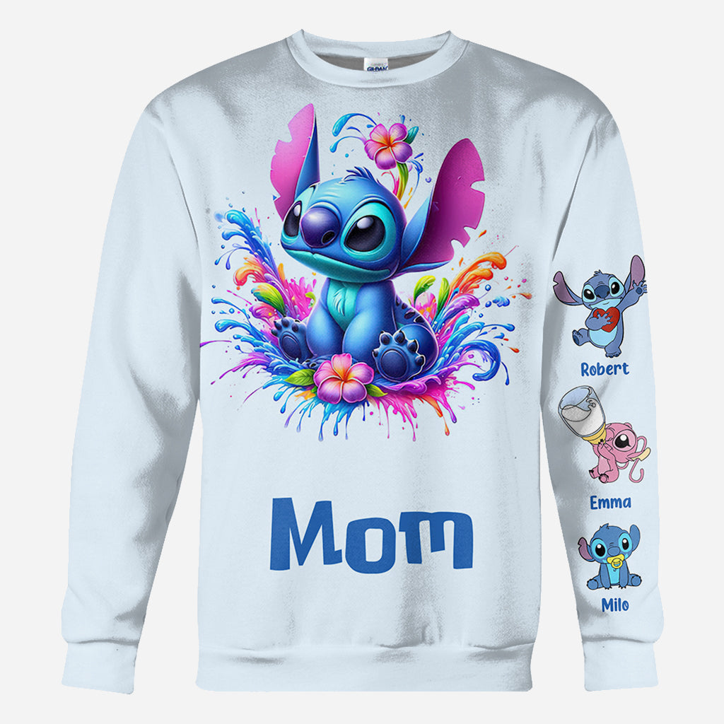 Personalized Ohana All Over Shirt Gift for Mom - Unique Birthday & Mother's Day Apparel All Over Shirt GradoCreations