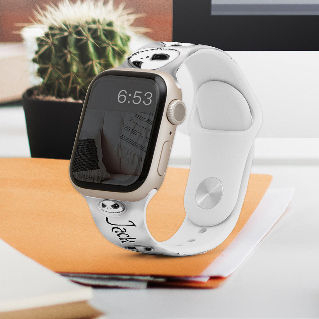 Personalized Nightmare Before Coffee Apple Watch Band for Fans Apple Watch Band GradoCreations