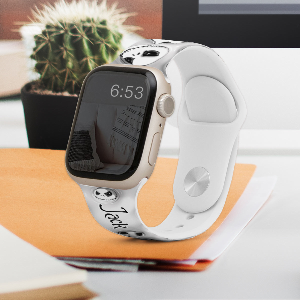 Personalized Nightmare Before Coffee Apple Watch Band for Fans Apple Watch Band GradoCreations