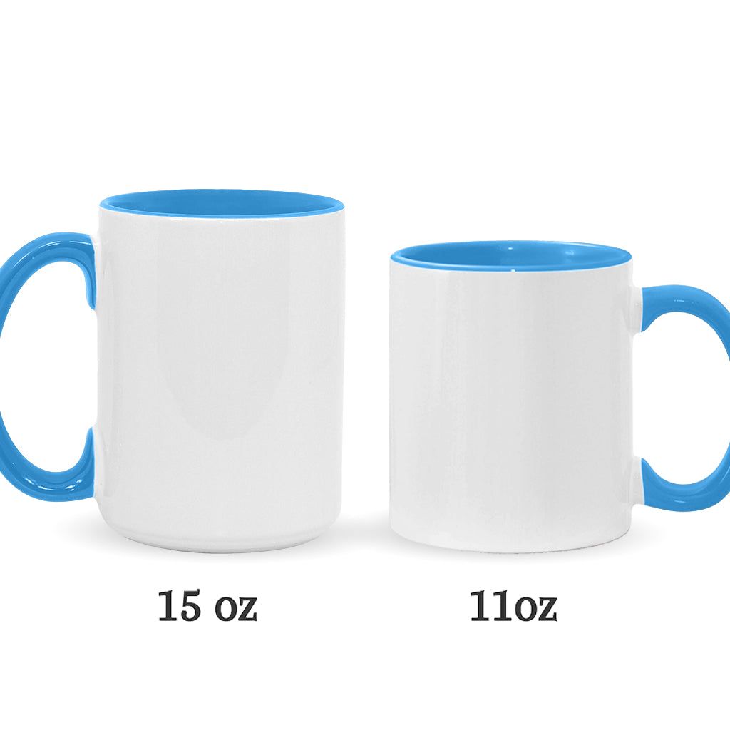 Personalized Merry Stitchmas Accent Mug Custom Name Gift Accent Mug GradoCreations