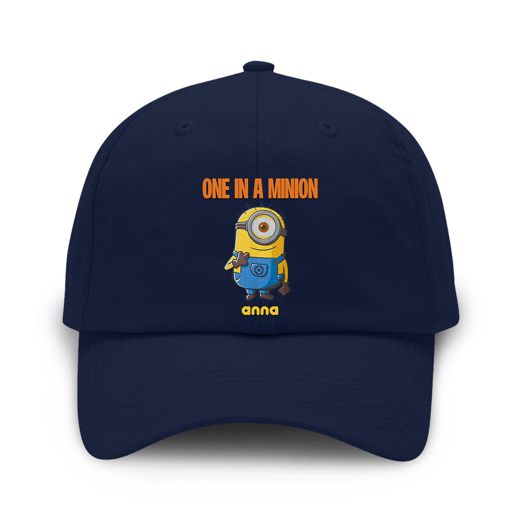 Personalized One In A Minion Embroidered Cap Gift for Kids Embroidered Classic Cap GradoCreations