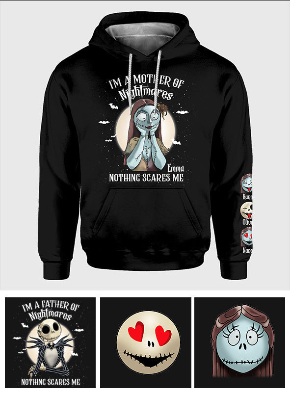 Personalized Nightmare All Over Shirt Custom Names Gift for Mom/Dad All Over Shirt GradoCreations
