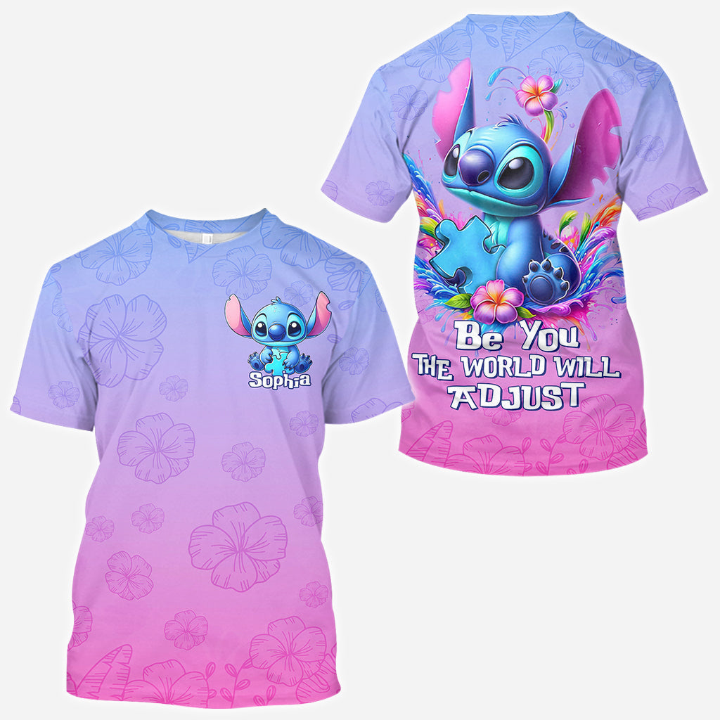 Personalized Autism Awareness All Over Shirt Custom Name Gift All Over Shirt GradoCreations