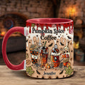 Personalized Pumpkin Spice Latte Accent Mug Custom Name Gift Accent Mug GradoCreations