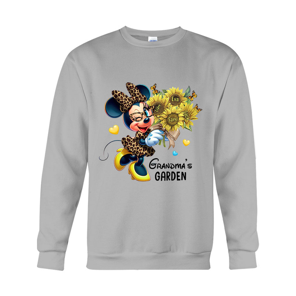 Personalized Grandma's Garden T-shirt & Hoodie with Custom Names Gift T-shirt & Hoodie GradoCreations