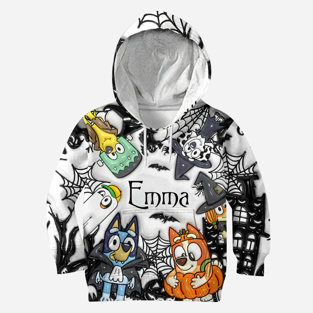 Personalized Halloween All-Over Shirt Custom Name Gift for Kids All Over Shirt GradoCreations