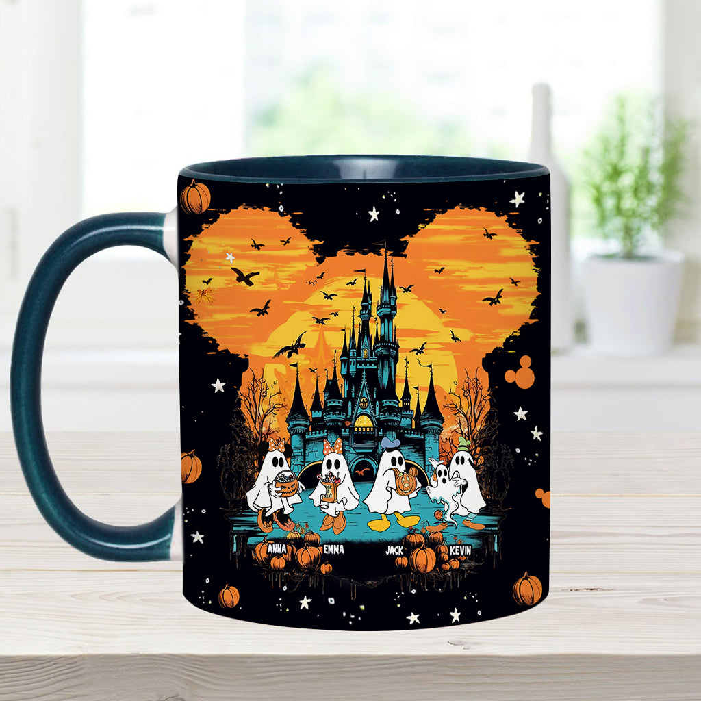 Personalized Halloween Mug for Grandma Custom Name Boo Crew Gift Accent Mug GradoCreations