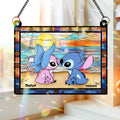 Personalized Ohana Window Hanging Suncatcher Ornament Gift Window Hanging Suncatcher Ornament GradoCreations
