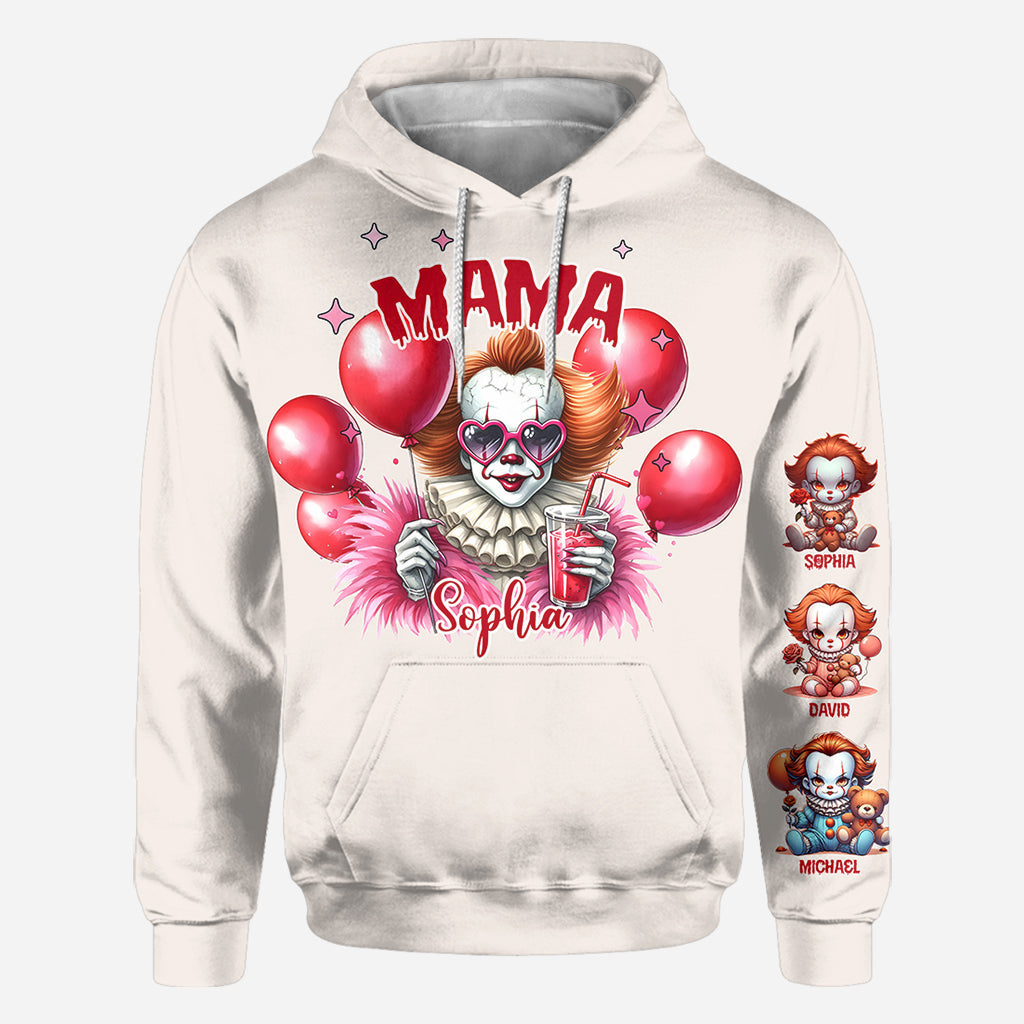 Personalized Scary Mama All Over Shirt Custom Name Gift All Over Shirt GradoCreations