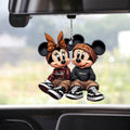 Personalized Couple Mouse Car Ornament Custom Names Gift Car Ornament GradoCreations
