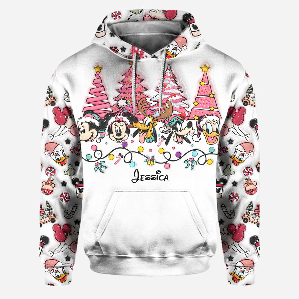 Personalized Christmas Mouse Hoodie and Leggings Gift for Kids Hoodie & Leggings GradoCreations