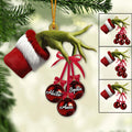 Personalized Grinch Family Ornament Custom Names for Christmas Ornament GradoCreations