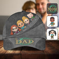 Personalized Classic Cap for Dad & Mom with Family Design Classic Cap GradoCreations