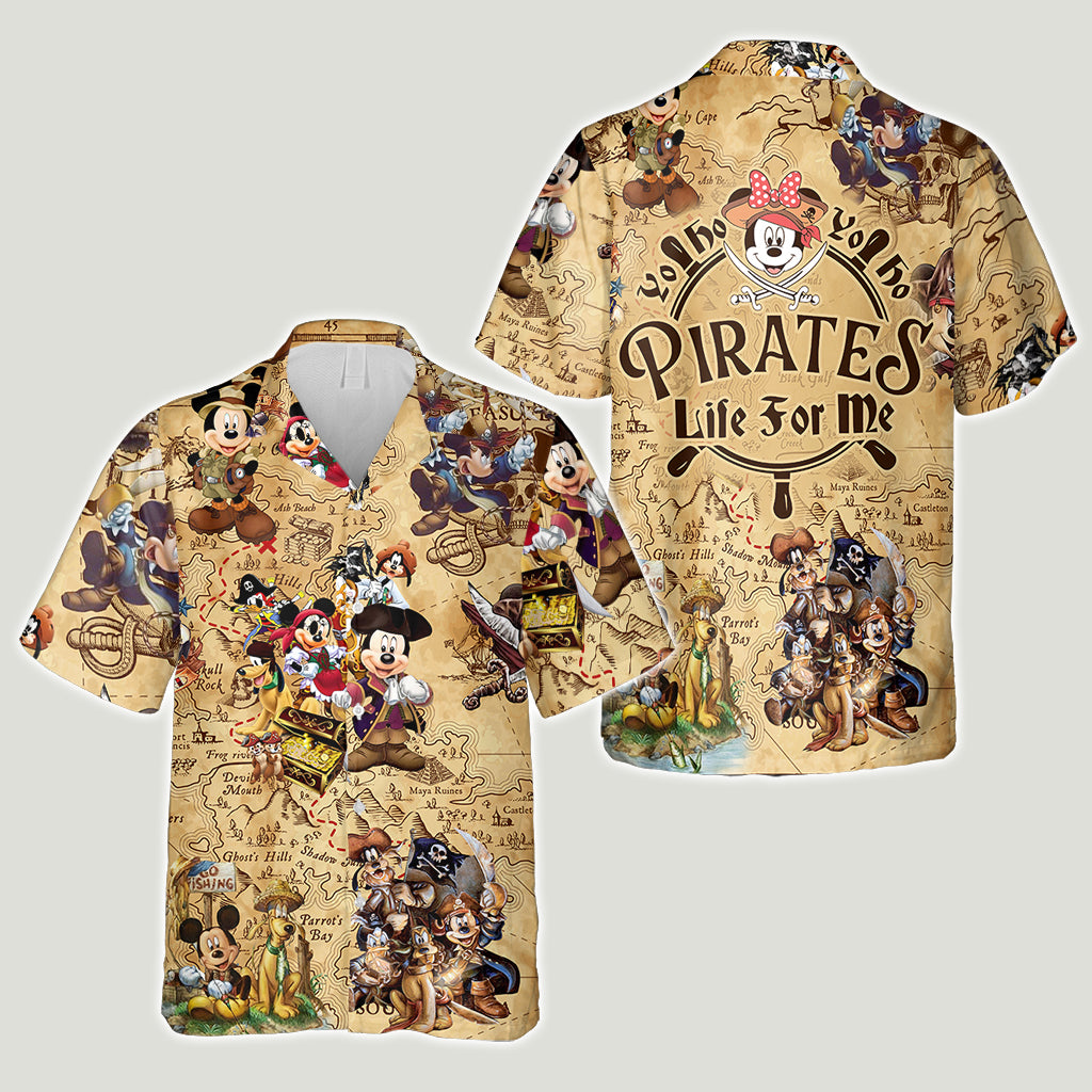 Personalized Pirates Life Hawaiian Shirt for Summer Fun Hawaiian Shirt GradoCreations